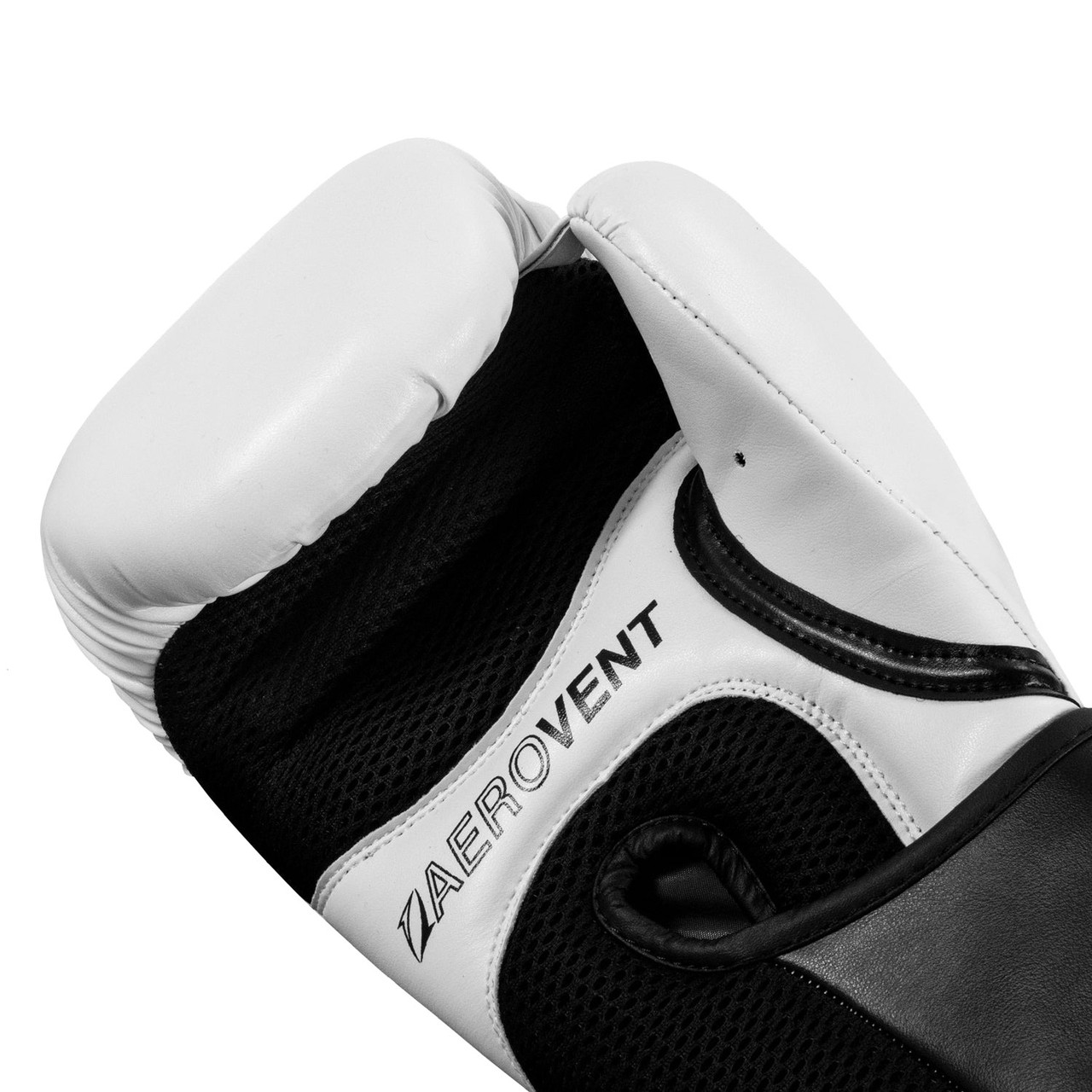 Боксерські рукавиці TITLE Boxing Vegan Gloves White/Black 8 oz