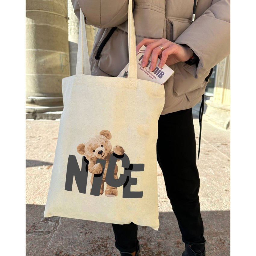 Екошопер BookOpt BK4054 Nice Teddy Bear бежевий