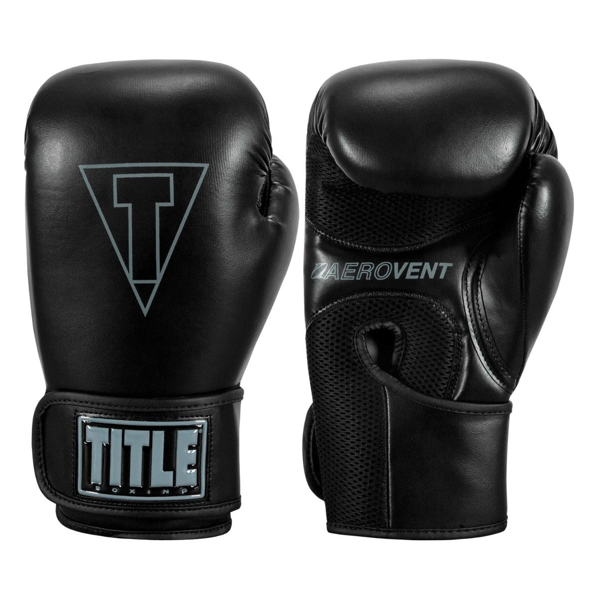 Боксерські рукавиці TITLE Boxing Vegan Gloves Black 12 oz