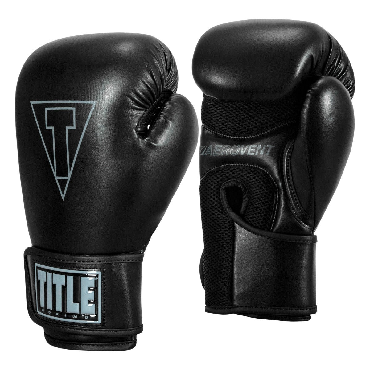 Боксерські рукавиці TITLE Boxing Vegan Gloves Black 16 oz