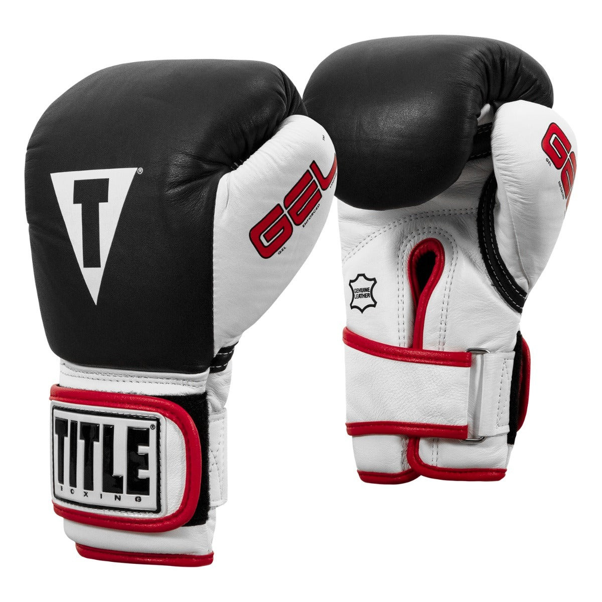 Боксерські рукавиці TITLE Boxing Gel World Black M 12oz