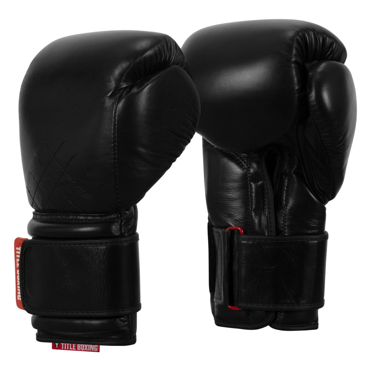 Боксерські рукавиці TITLE Boxing Ko-Vert Black 14 oz