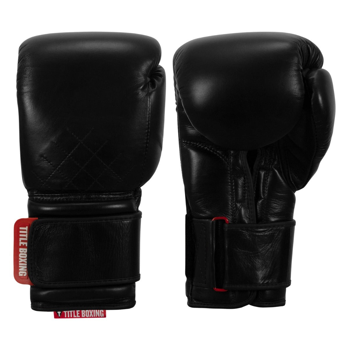 Боксерські рукавиці TITLE Boxing Ko-Vert Black 12 oz