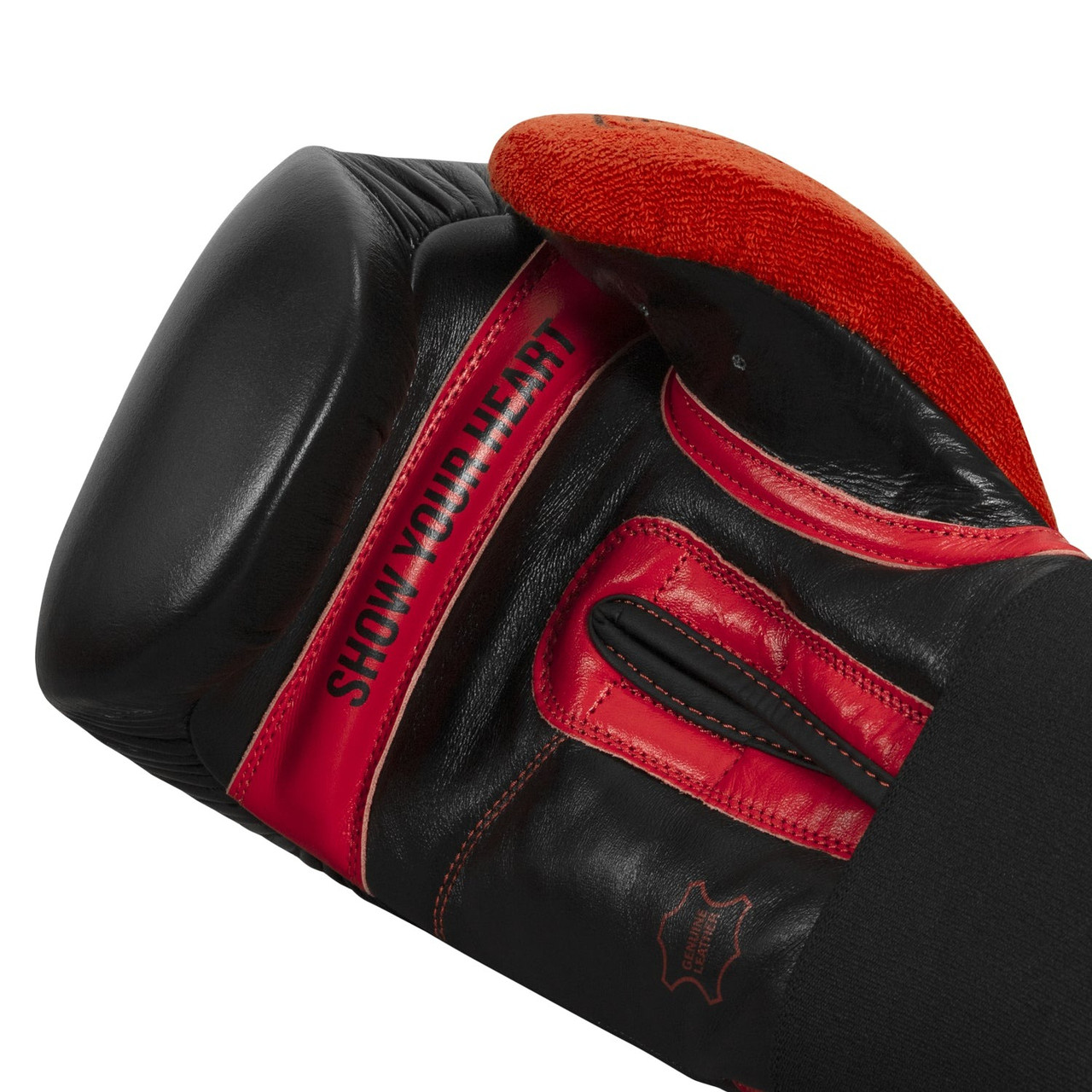 Боксерські рукавиці TITLE Boxing All Heart Bag Gloves 2.0 Black/Red 14 oz