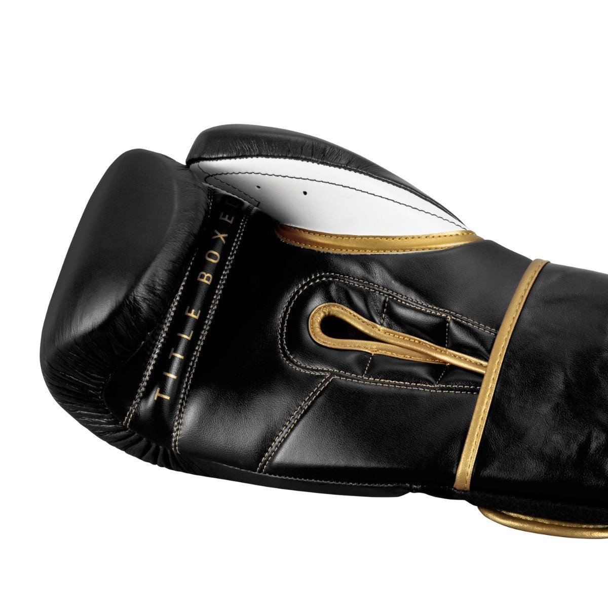 Боксерські рукавиці TITLE Boxeo Mexican Leather Quatro Black/White 12 oz
