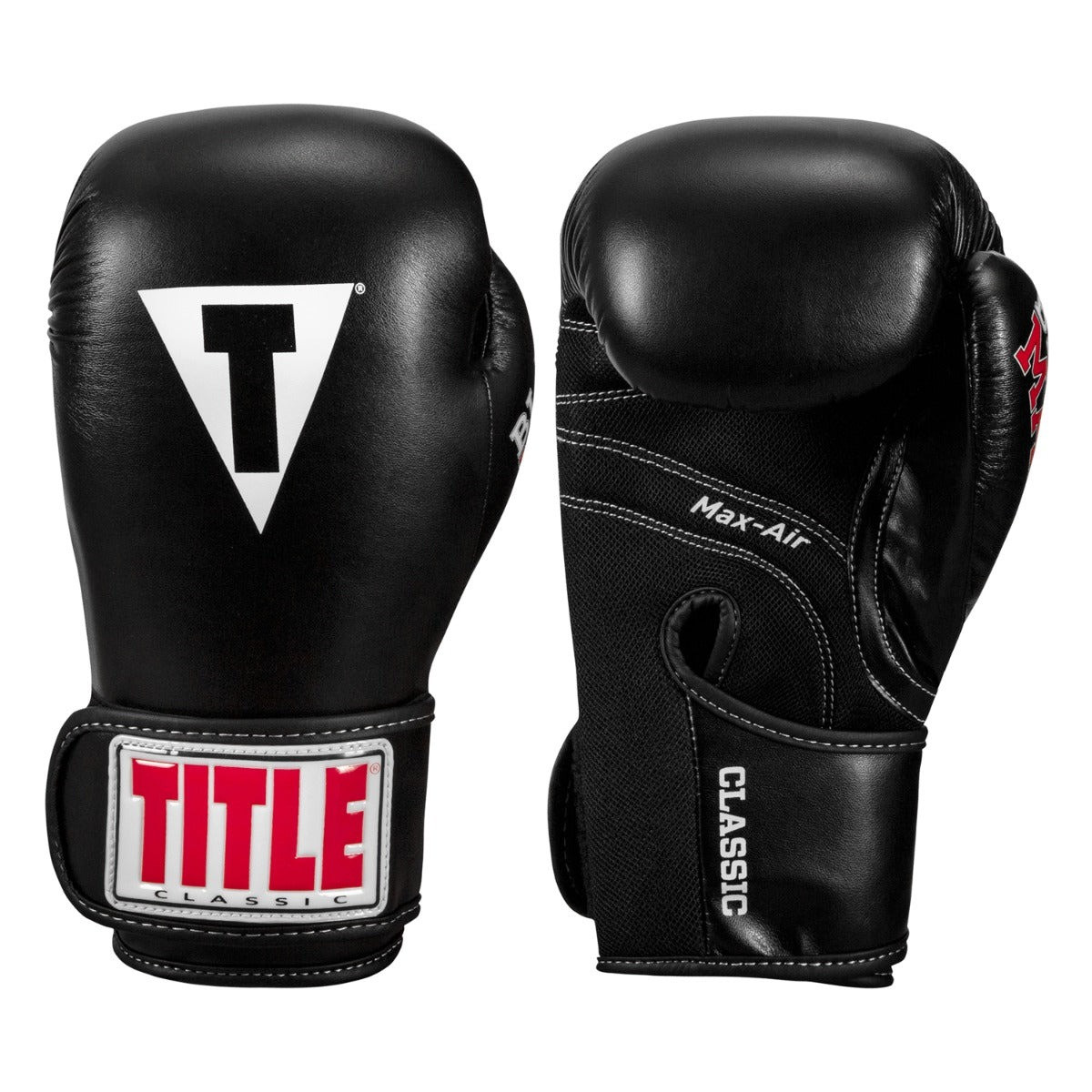 Боксерські рукавиці TITLE Classic Black Max Black 8 oz