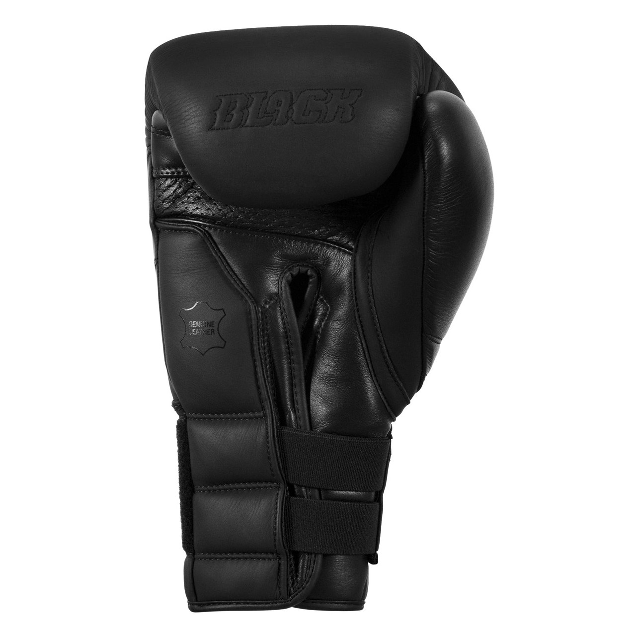 Боксерські рукавиці TITLE Black Bolstered Leather Black 14 oz
