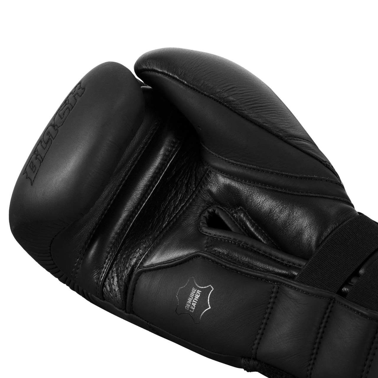 Боксерські рукавиці TITLE Black Bolstered Leather Black 14 oz