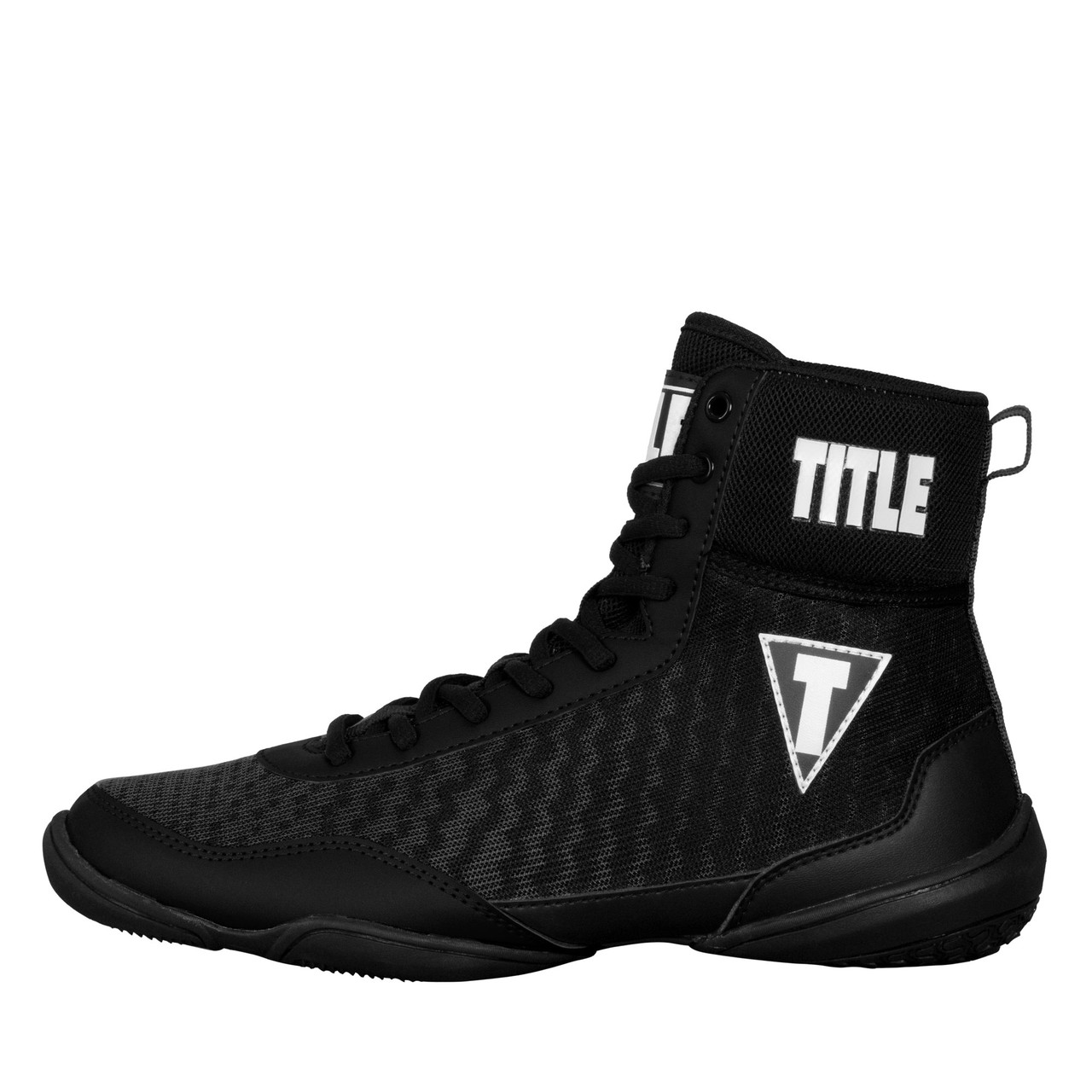 Боксерки (боксерське взуття) TITLE Boxing Predator II Shoes 2.0 Black/Grey 40р.