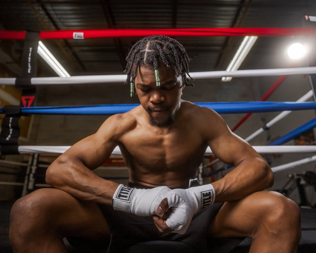 Бинти для боксу TITLE Boxing Select 180" Semi Elastic Mexican White (4.5м.)
