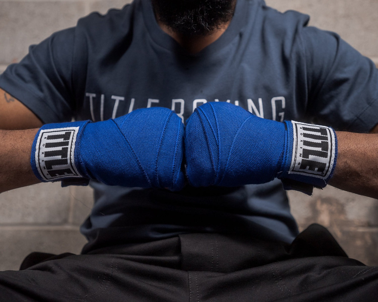 Бинти для боксу TITLE Boxing Select 180" Semi Elastic Mexican Royal (4.5м.)