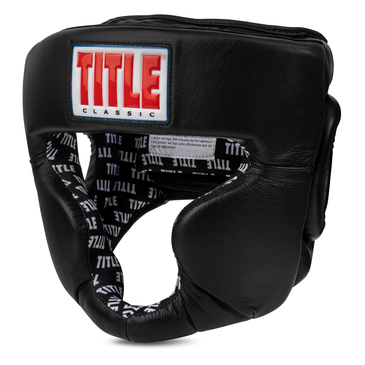 Боксерський шолом TITLE Classic Full Coverage Training Headgear 2.0 Black XL