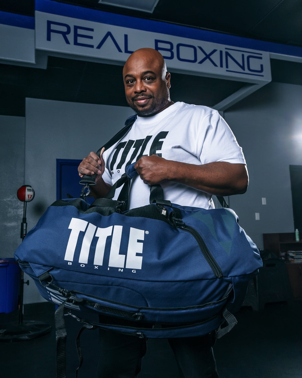 Спортивна сумка TITLE Boxing Champion Sport Bag/Backpack Blue/Black
