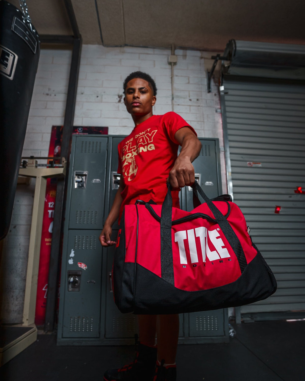Спортивна сумка TITLE Boxing Individual Sport Bag Red