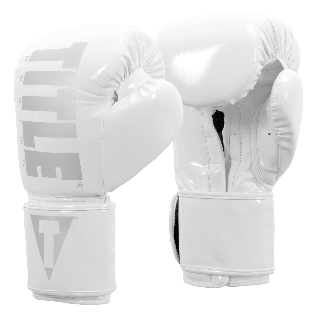 Боксерські рукавиці TITLE Boxing Inferno Intensity Elastic White 18 oz