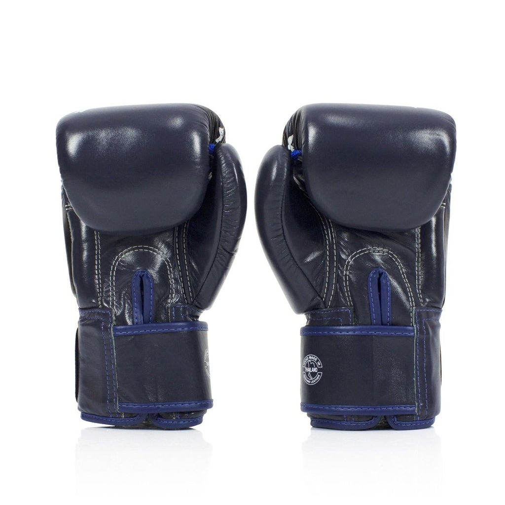 Боксерські рукавиці Fairtex BGV1 Nation Print Blue 12 унцій