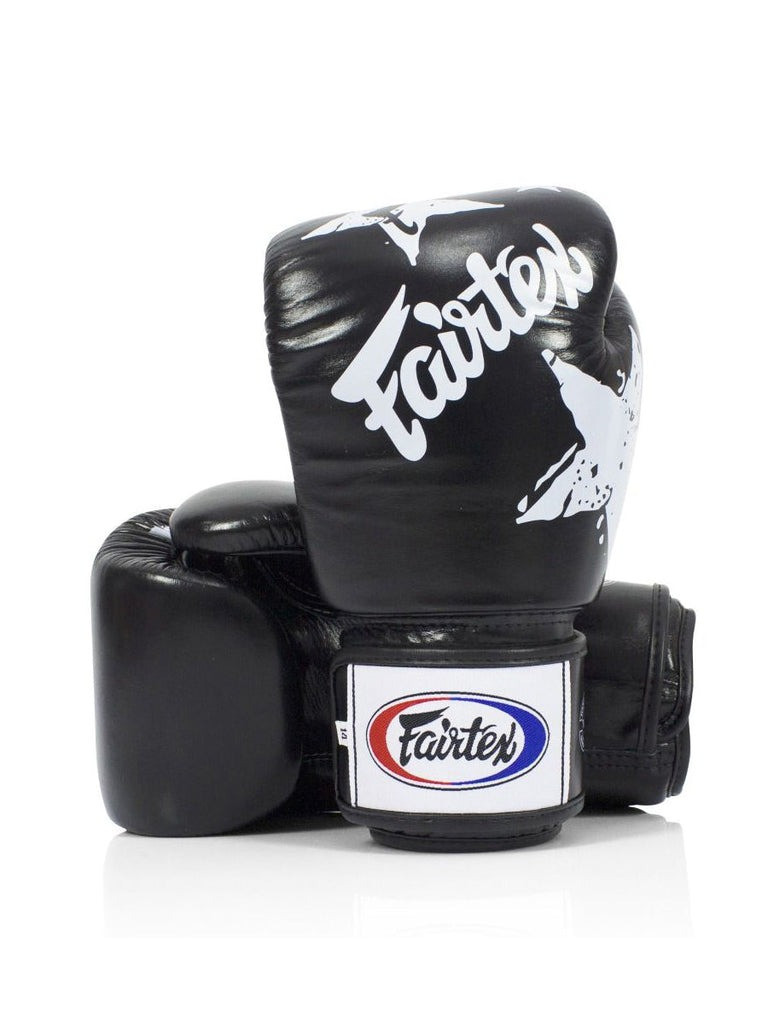 Боксерські рукавиці Fairtex BGV1 Nation Print Black 14 унцій