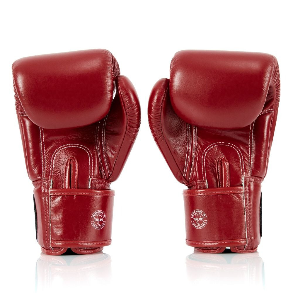 Боксерські рукавиці Fairtex BGV1-ONE (натуральна шкіра) Red 10 унцій