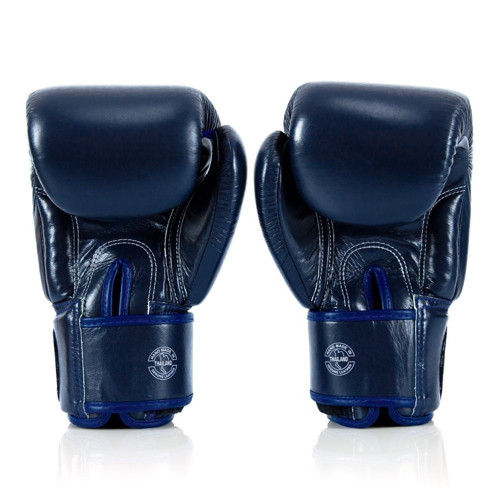 Боксерські рукавиці Fairtex BGV1-ONE (натуральна шкіра) Blue 14 унцій