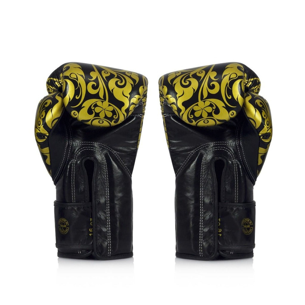Боксерські рукавиці Fairtex BGVG2 Velcro Black 12 унцій