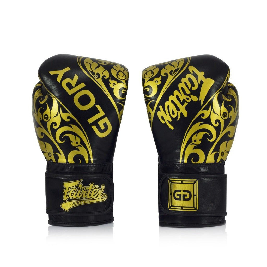 Боксерські рукавиці Fairtex BGVG2 Velcro Black 14 унцій