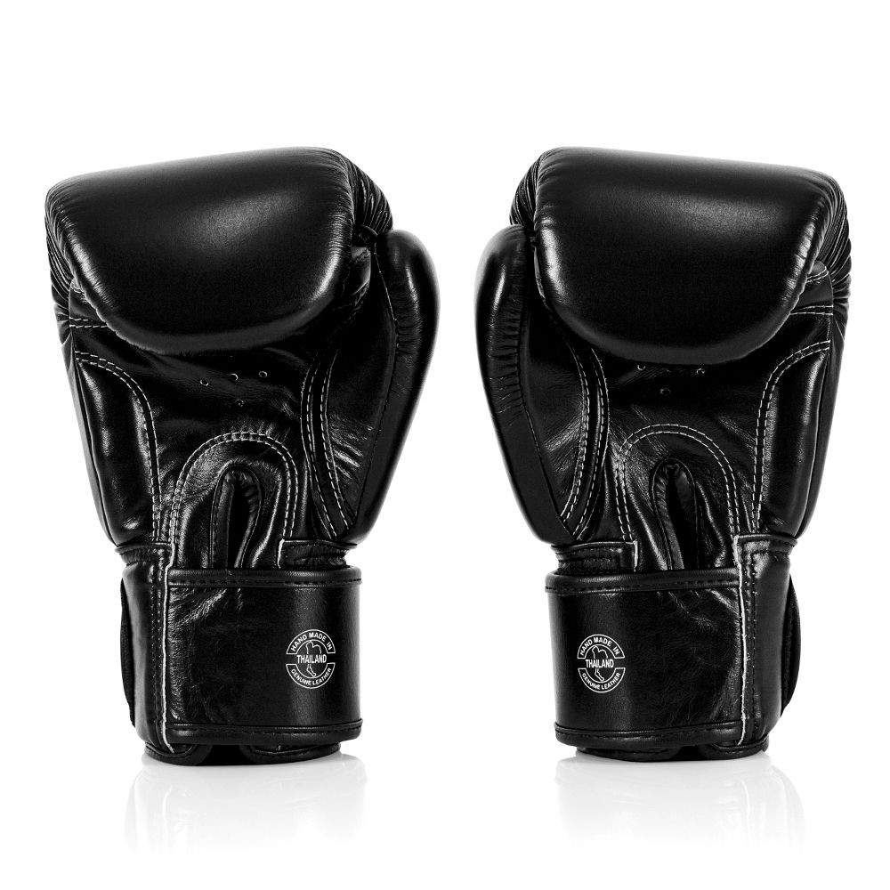 Боксерські рукавиці Fairtex BGV1-ONE (натуральна шкіра) Black 12 унцій