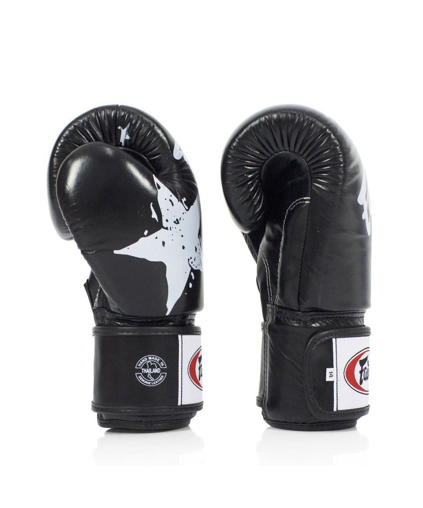 Боксерські рукавиці Fairtex BGV1 Nation Print Black 16 унцій