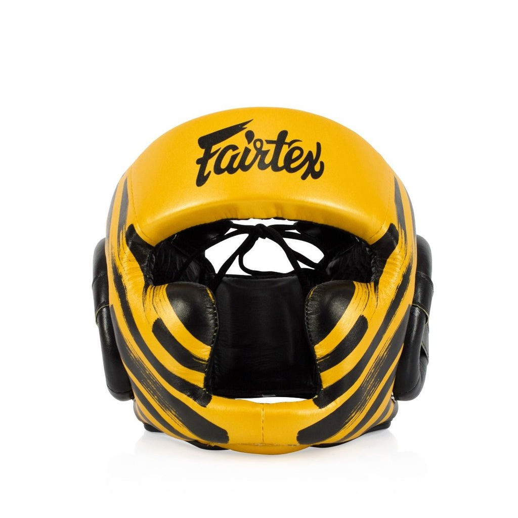 Боксерський шолом Fairtex HG16 Gold L