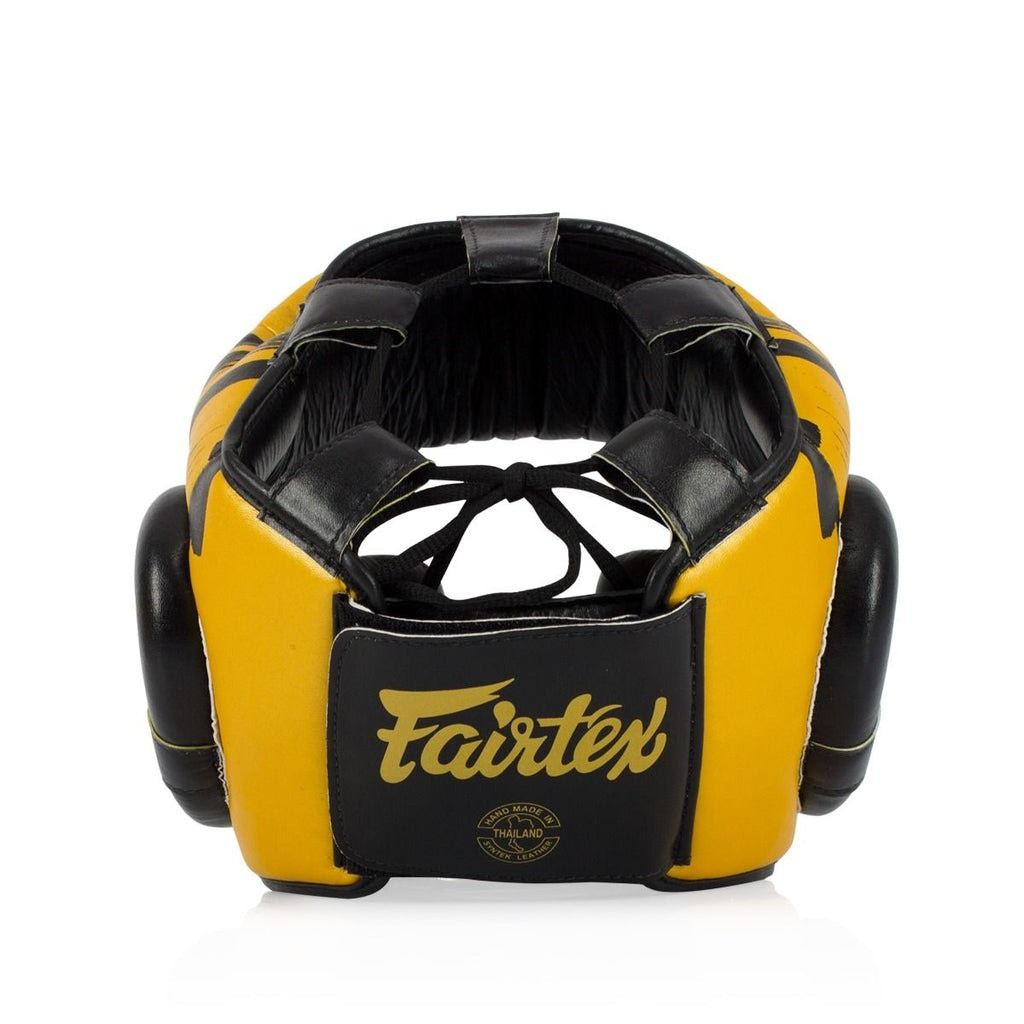 Боксерський шолом Fairtex HG16 Gold L