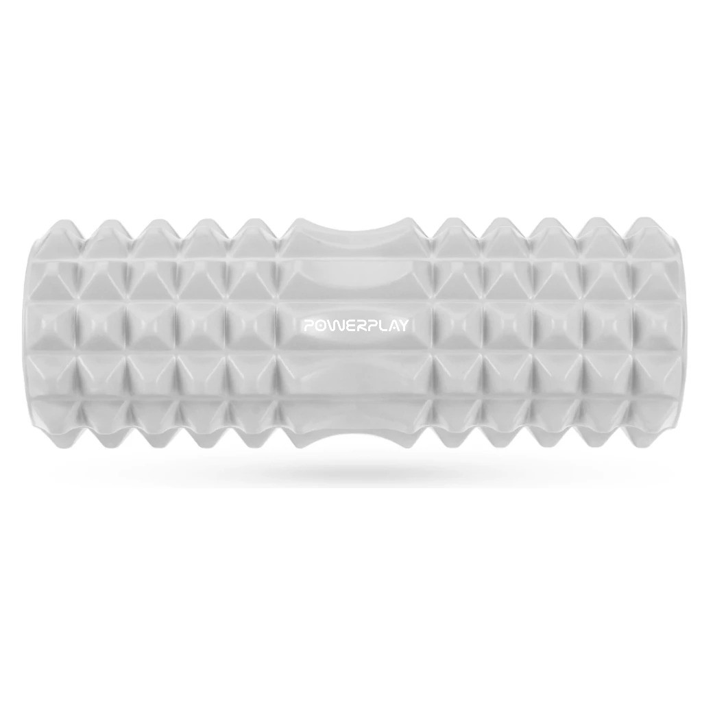 Масажний ролик (роллер) PowerPlay 4405 EVA Massage Roller Сірий (33x12см.)