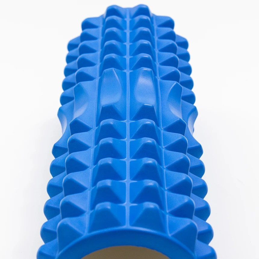 Масажний ролик (роллер) PowerPlay 4405 EVA Massage Roller Синій (33x12см.)