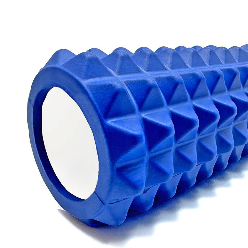 Масажний ролик (роллер) PowerPlay 4406 EVA Massage Roller Синій (45x12см.)