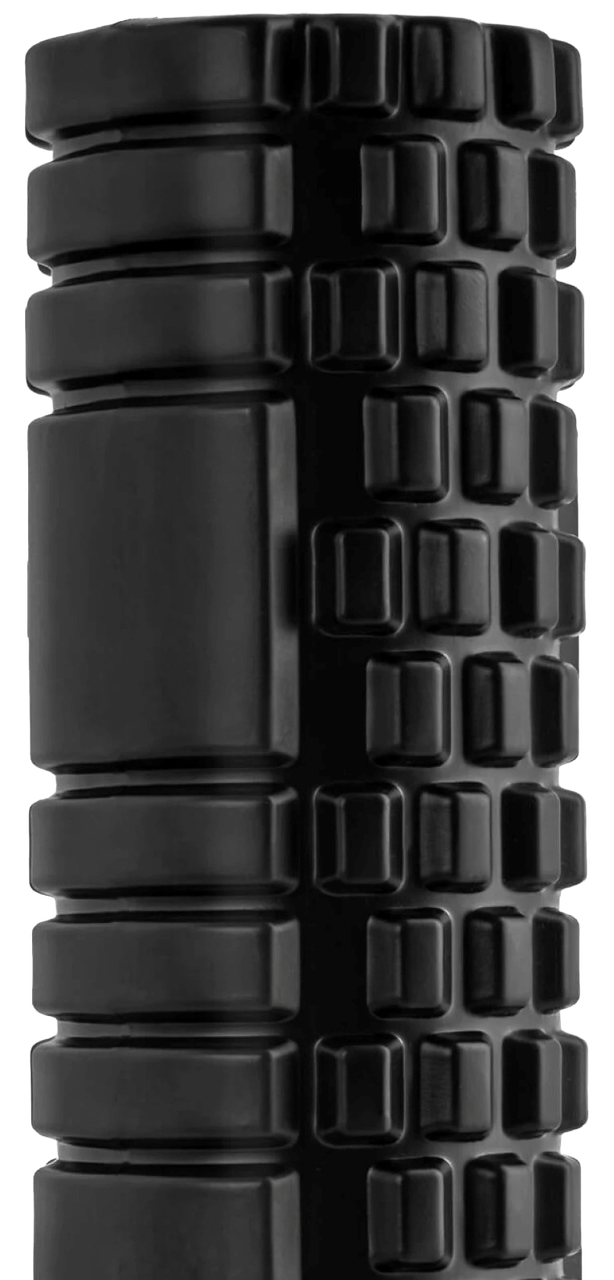 Масажний ролик (роллер) PowerPlay 4404 Massage Roller Чорний (45x14см.)