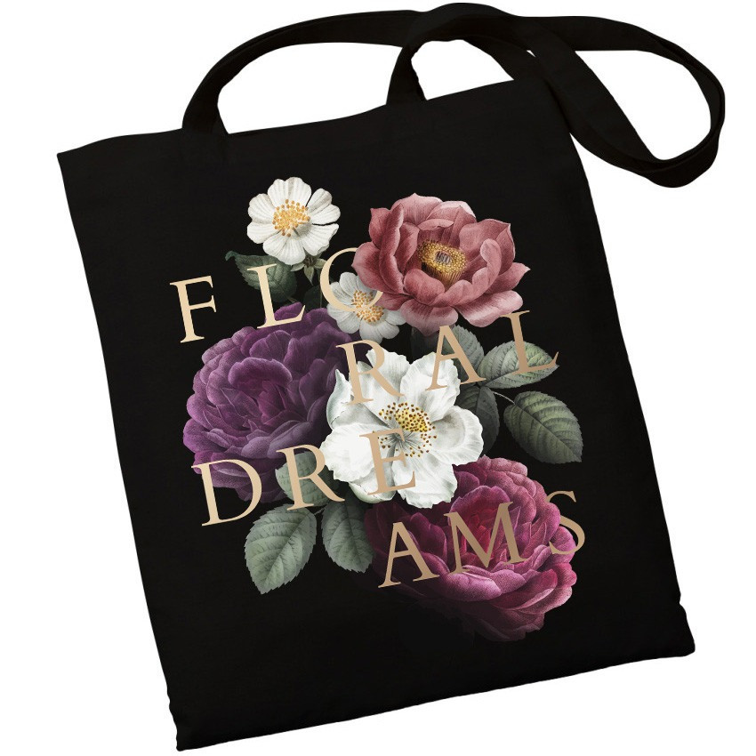 Екошопер Bookopt BK4109 Florar dream чорний