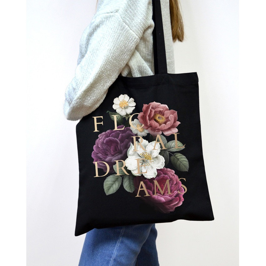 Екошопер Bookopt BK4109 Florar dream чорний