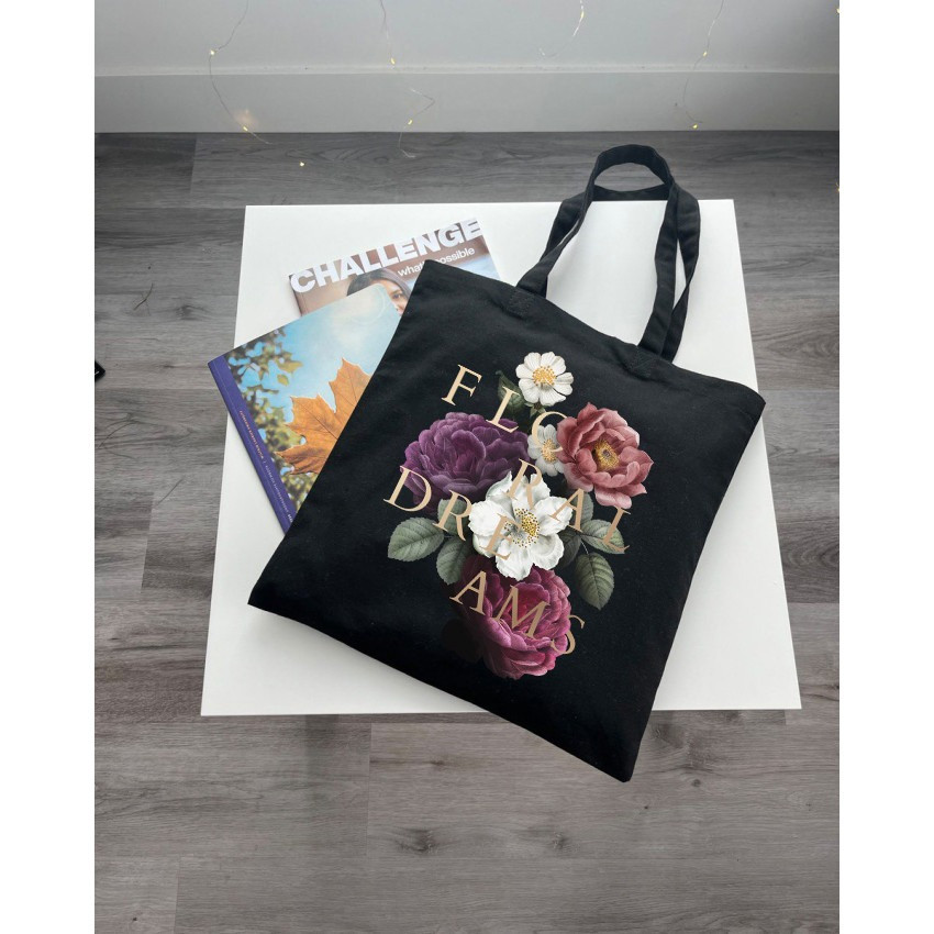 Екошопер Bookopt BK4109 Florar dream чорний