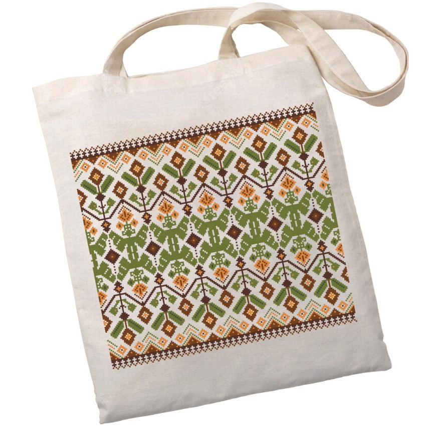 Екошопер BookOpt BK 4111 Карпатська вишивка бежевий