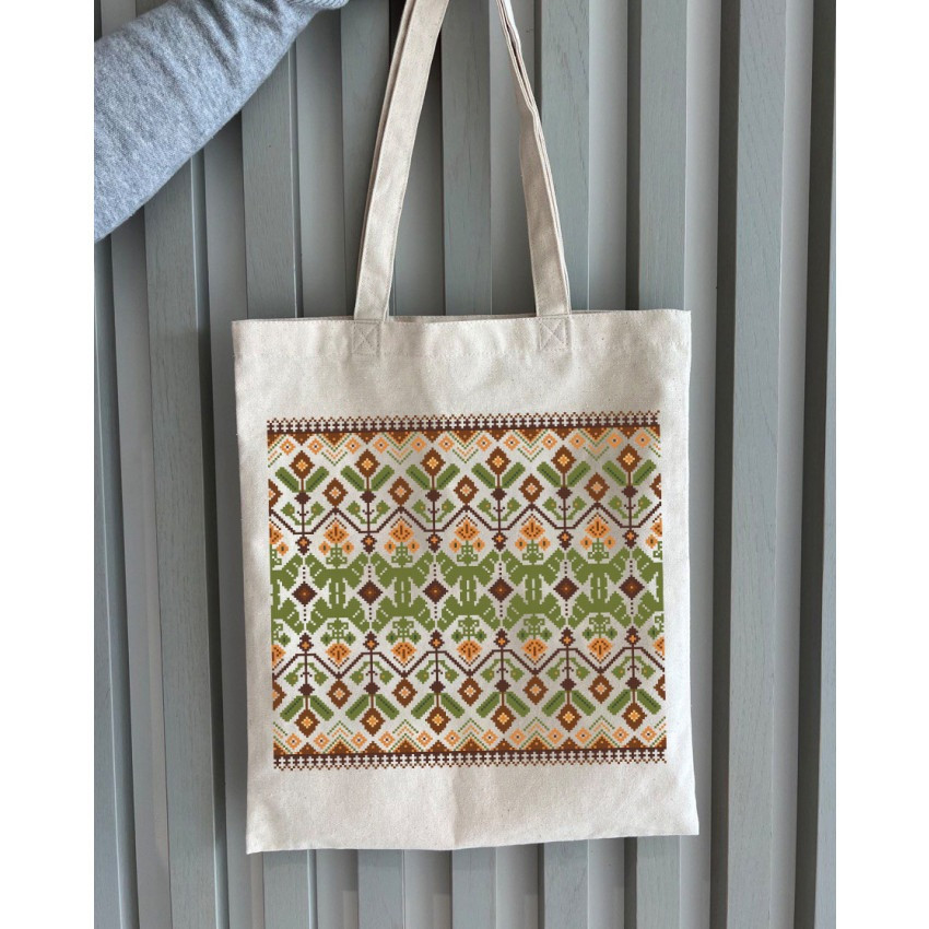 Екошопер BookOpt BK 4111 Карпатська вишивка бежевий