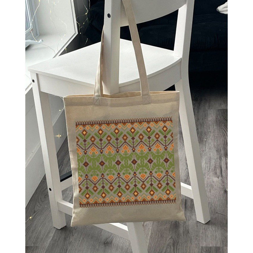 Екошопер BookOpt BK 4111 Карпатська вишивка бежевий