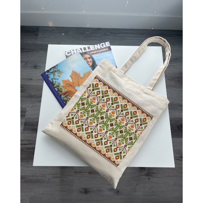 Екошопер BookOpt BK 4111 Карпатська вишивка бежевий