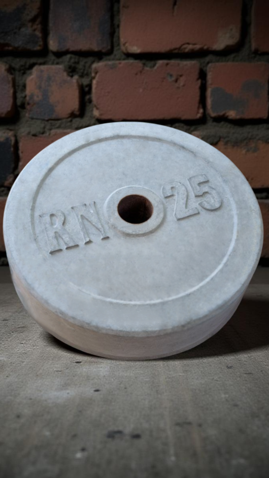 Диск RN Mramor 25 кг - 27 мм, нефарбований