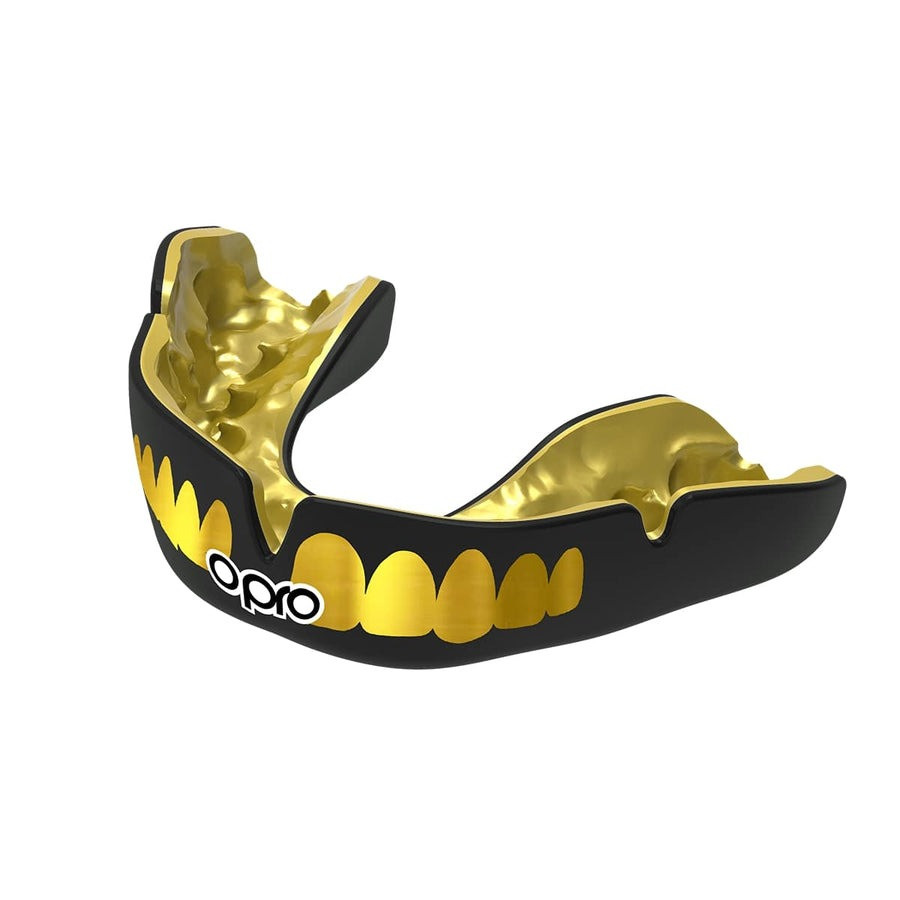 Капа OPRO Instant TEETH доросла (вік 11+) Black/Gold (art.102526001)