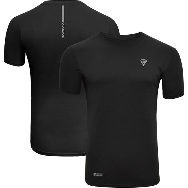 Спортивна футболка RDX T2 з короткими рукавами XL Black
