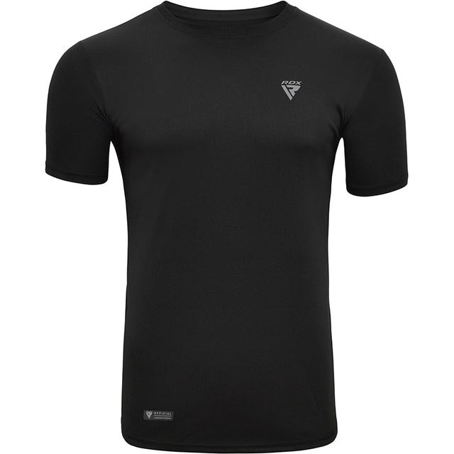 Спортивна футболка RDX T2 з короткими рукавами XL Black