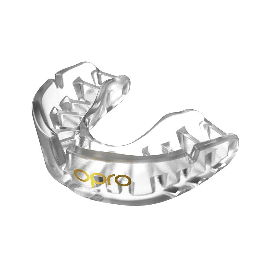 Капа OPRO Gold дитяча (вік до 10р.)  Clear (art.102505007)
