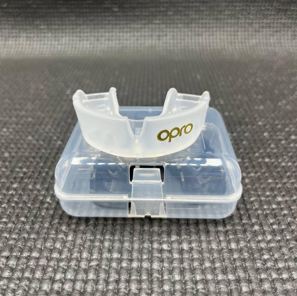 Капа OPRO Gold дитяча (вік до 10р.)  Clear (art.102505007)