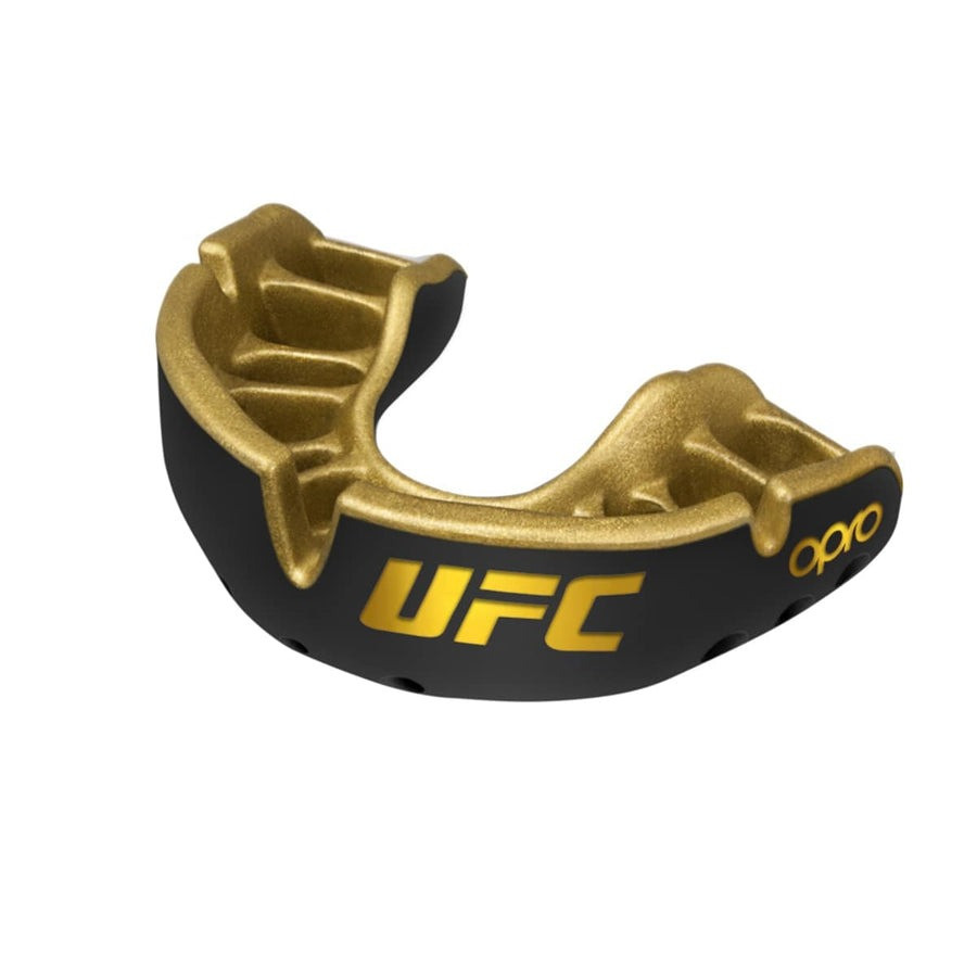 Капа OPRO Gold UFC дитяча (вік до 10р.) Black/Gold (art.102517001)