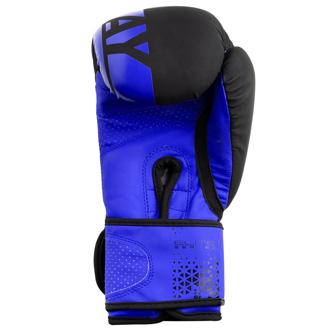 Боксерські рукавиці PowerPlay 3086 Matt Challenger Чорно-Сині 10 унцій