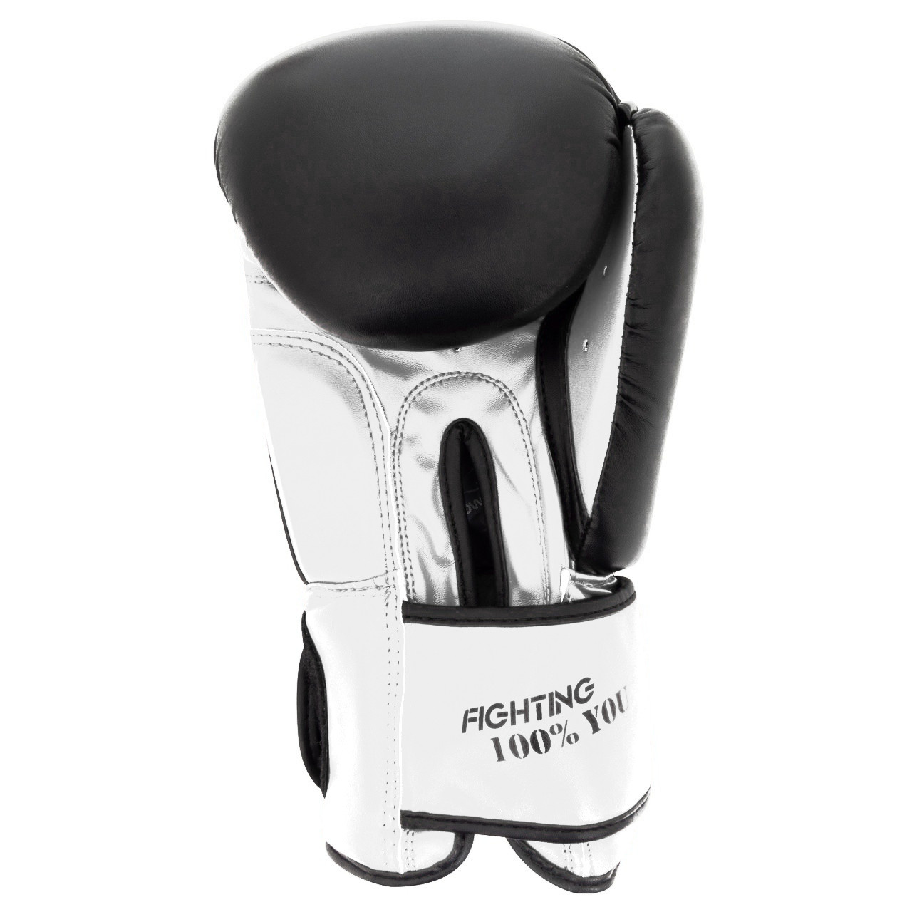 Боксерські рукавиці PowerPlay 3004 Classic Чорно-Білі 16 унцій