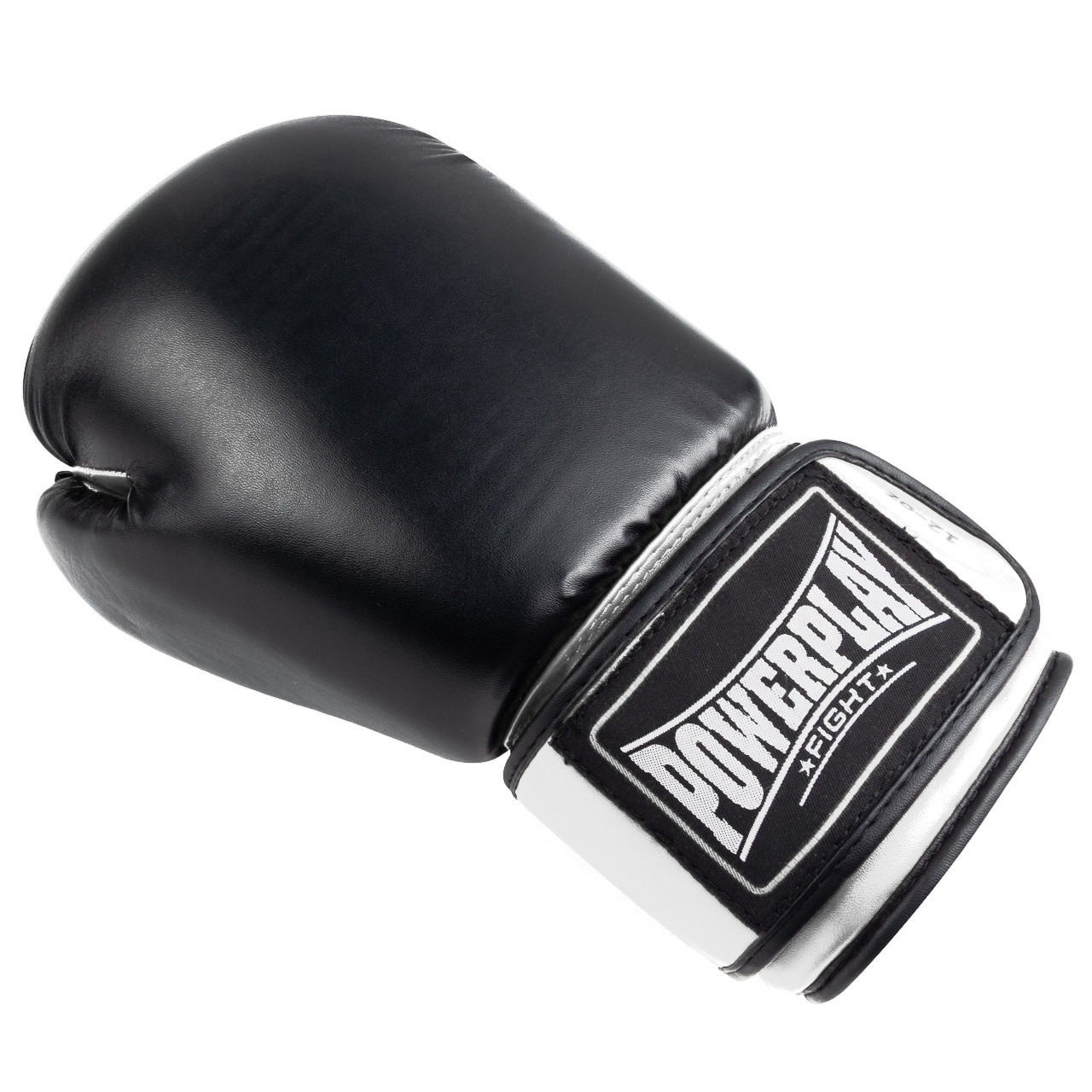 Боксерські рукавиці PowerPlay 3004 Classic Чорно-Білі 10 унцій